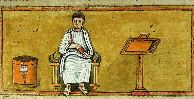 Vergilius Romanus, an illuminated manuscript from the 5th century.