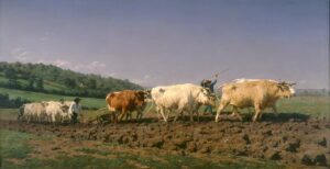 Rosa Bonheur Ploughing in the Nivernais 1200W